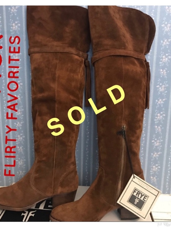Frye Shoes - NWT  FRYE Over the Knee Suede "Clara" Tassel Tall G O R G E O U S  Boots
